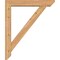 Ekena Millwork Traditional Slat Smooth Bracket w/ Offset Brace, Western Red Cedar, 5 1/2"W x 30"D x 36"H BKT0604X30X36TRA06SWR - alternate 4